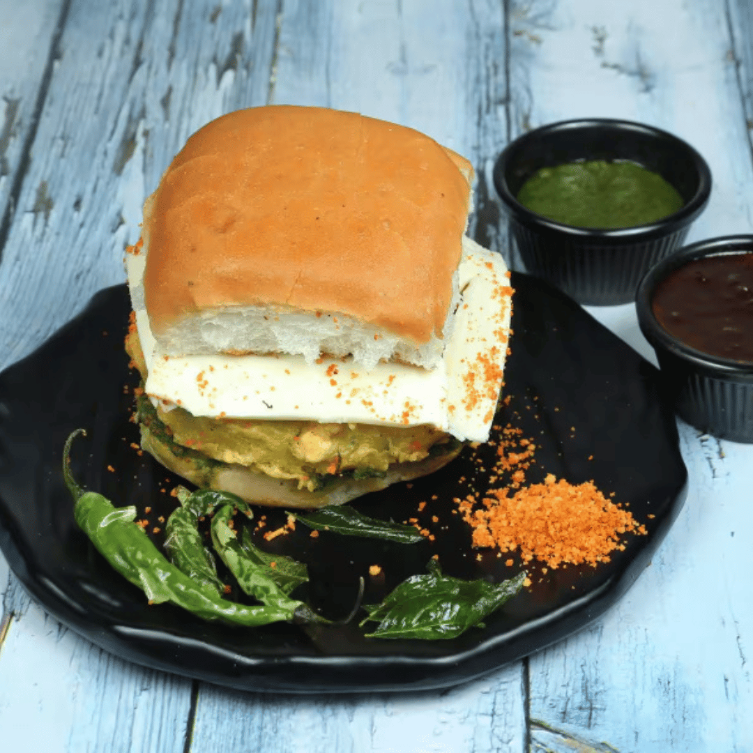 cheese vada pav